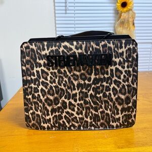 Steve Madden Black and Tan Leopard Print Bag